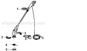 Page A Diagram and Parts List for TNE-600  Weed Eater Trimmer